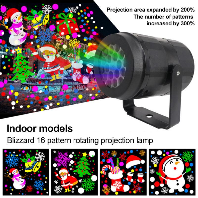 Gizlux Flurry rotating snowflake Christmas projector light - image 4