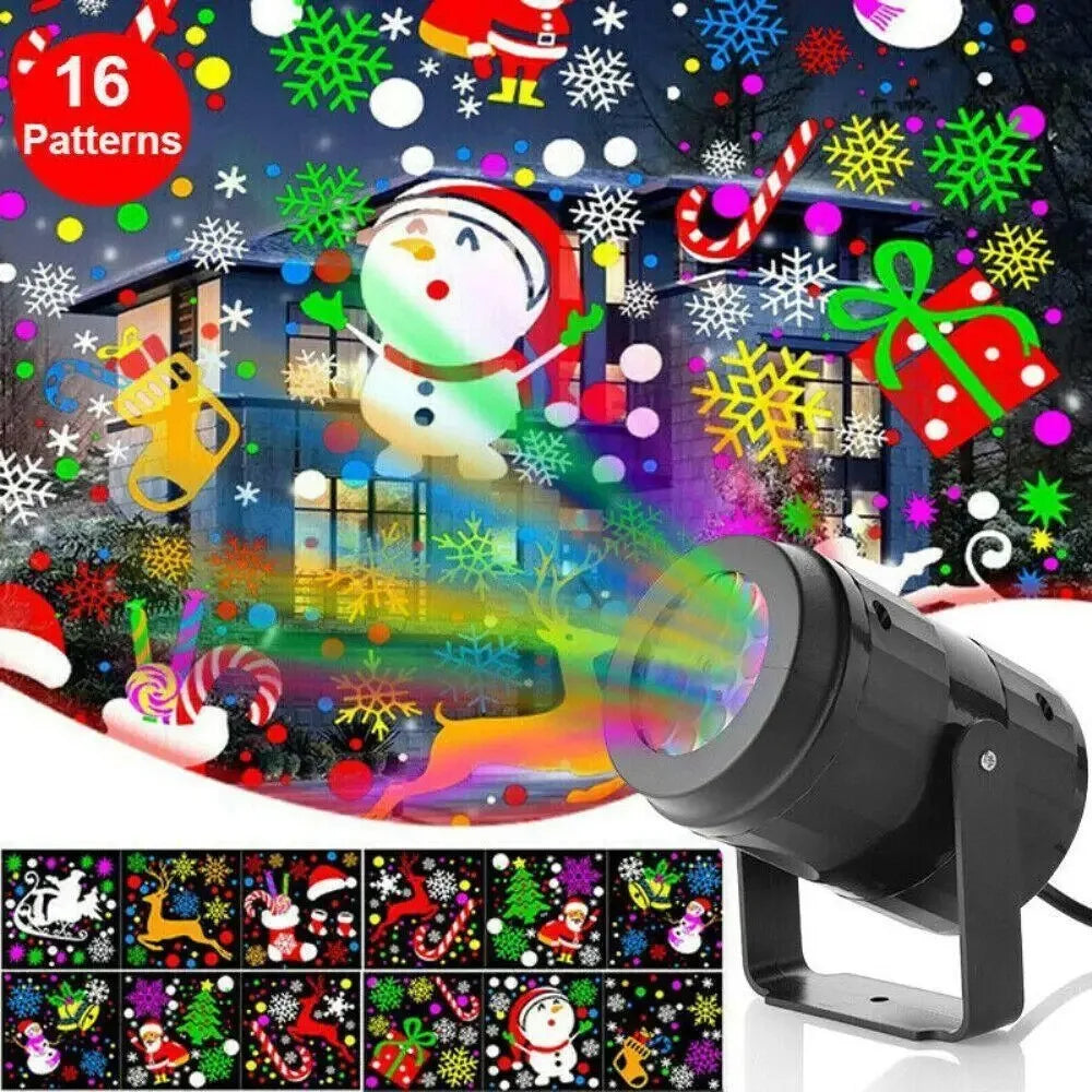 Gizlux Flurry rotating snowflake Christmas projector light - image 1