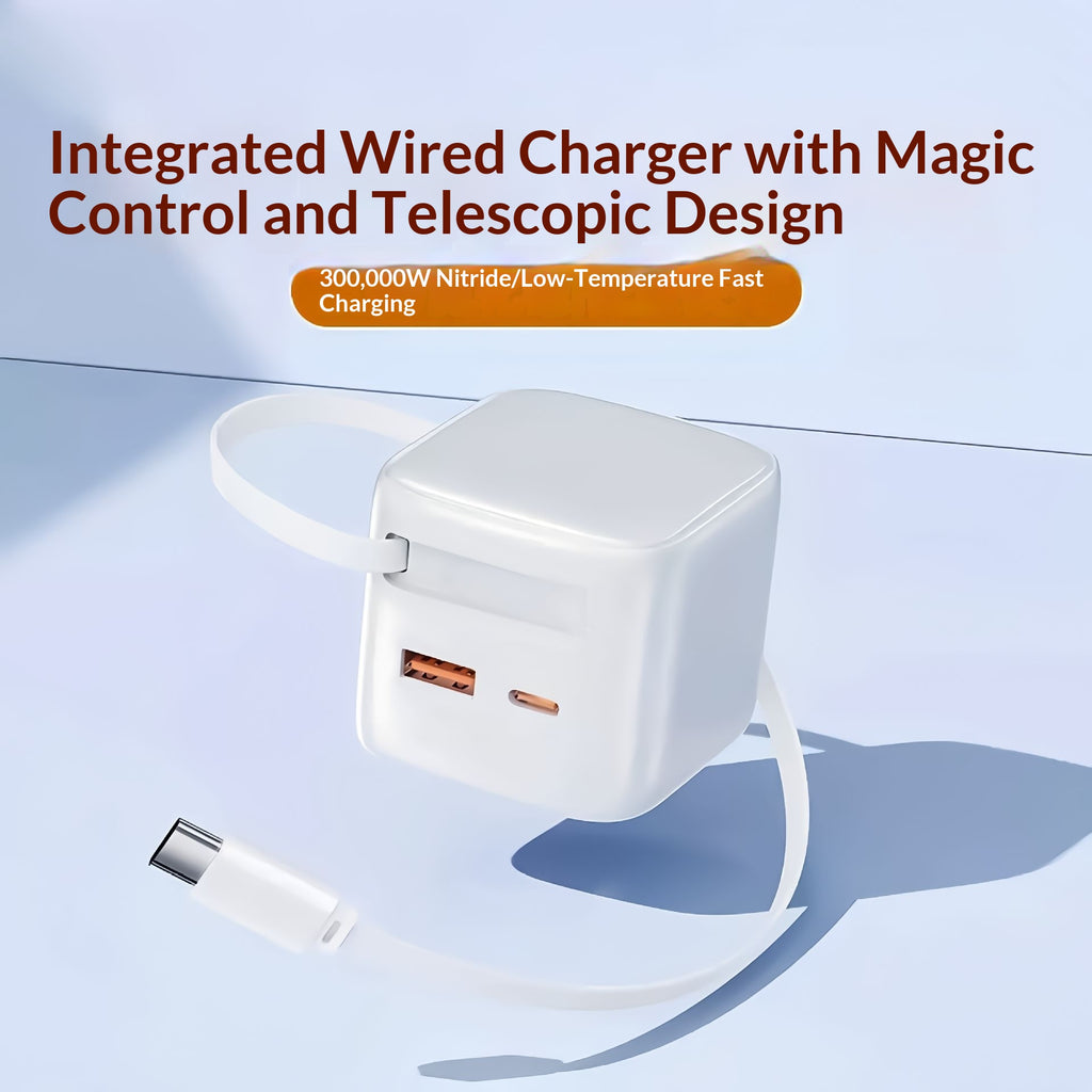 Gizlux Spool compact wall charger with built-in retractable cable - image 6
