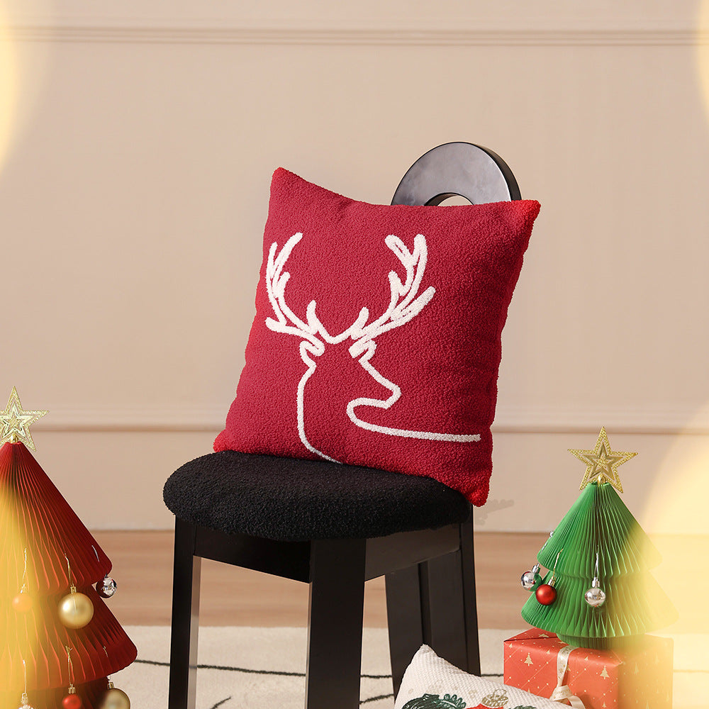 Gizlux embroidered Christmas pillow cover - image 4