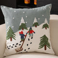 Gizlux embroidered Christmas pillow cover - image 2