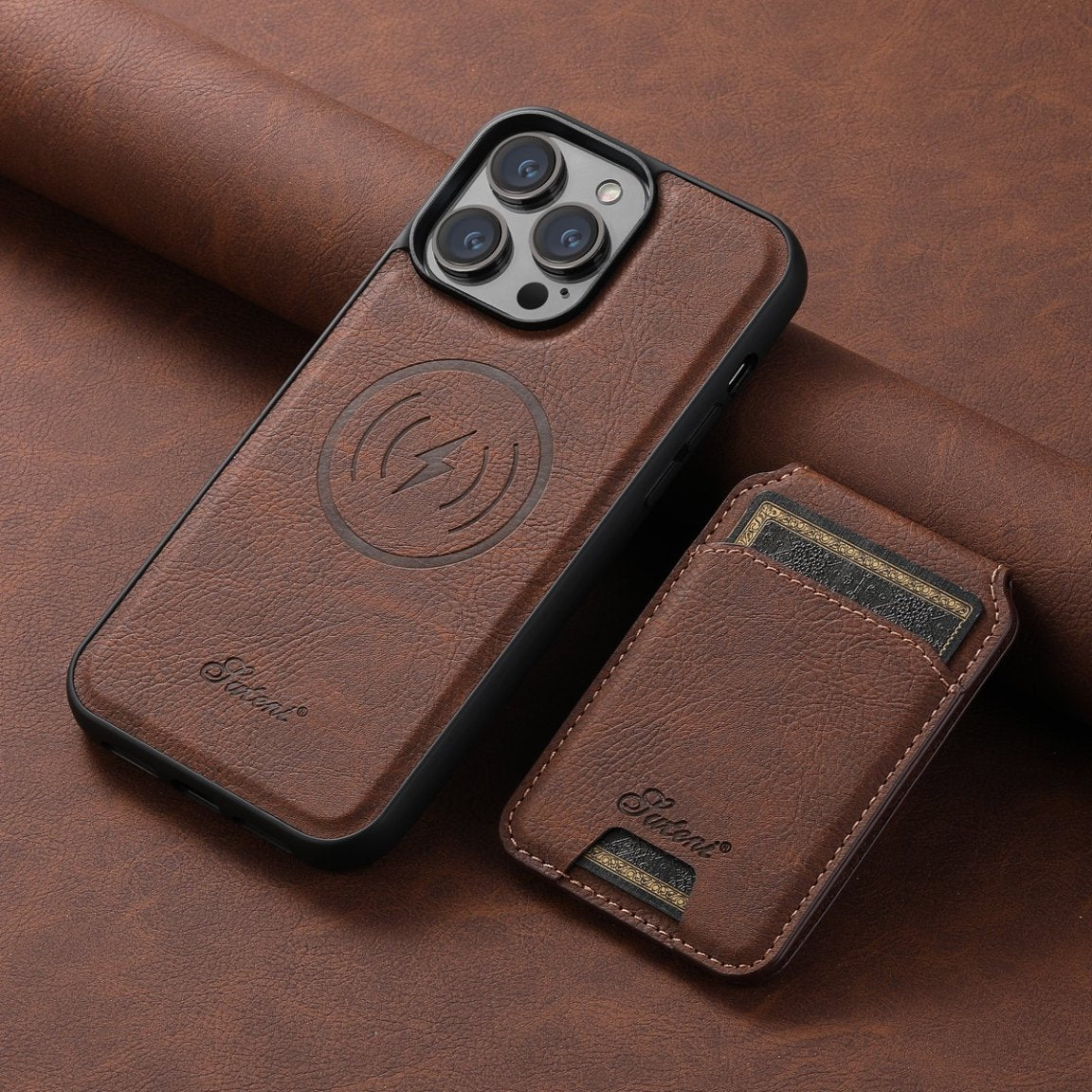 Gizlux Heritage Leather-Look Case and Magnetic Wallet for iPhone 17 series - image 5