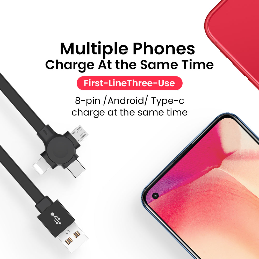 Gizlux Reel retractable multi-connector charging cable - image 6