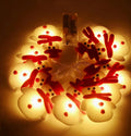 Gizlux snowman and bell LED string lights - image 1