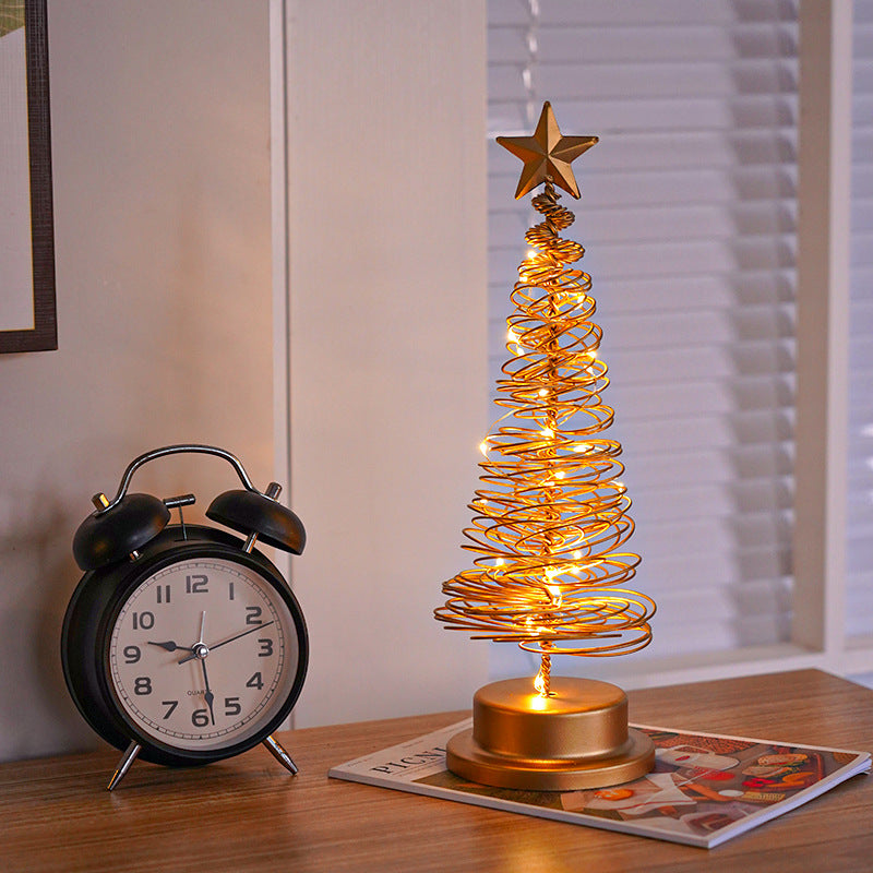 Gizlux spiral LED metal Christmas tree - image 3