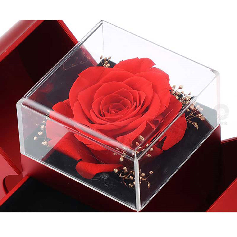 Gizlux eternal rose apple gift box with necklace - image 7
