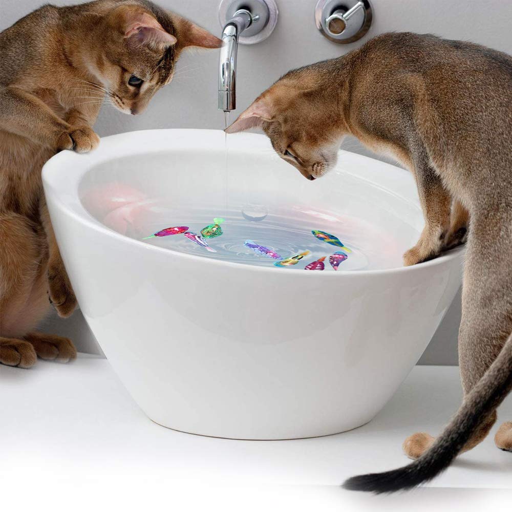Gizlux Reef LED swimming robotic fish cat toy - image 1