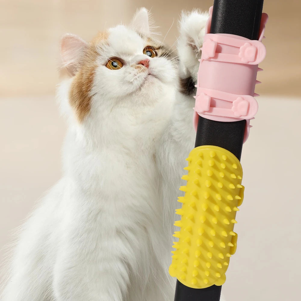 Gizlux Nuzzle wall-corner cat self-grooming brush - image 2