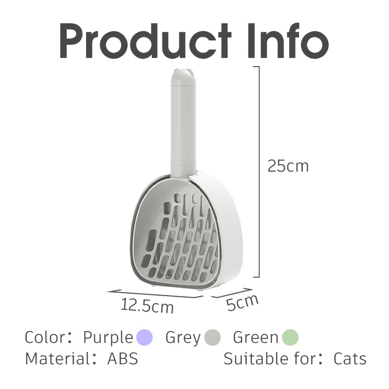 Gizlux Sieve cat litter scoop with storage stand - image 6