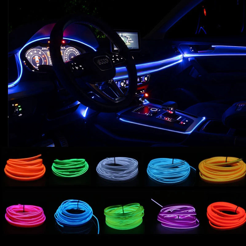 Gizlux USB car interior ambient LED strip - image 8