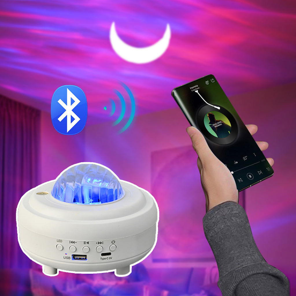 Gizlux Nebula galaxy star projector with Bluetooth speaker - image 3