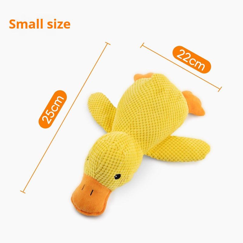 Gizlux calming plush duck dog toy - image 4